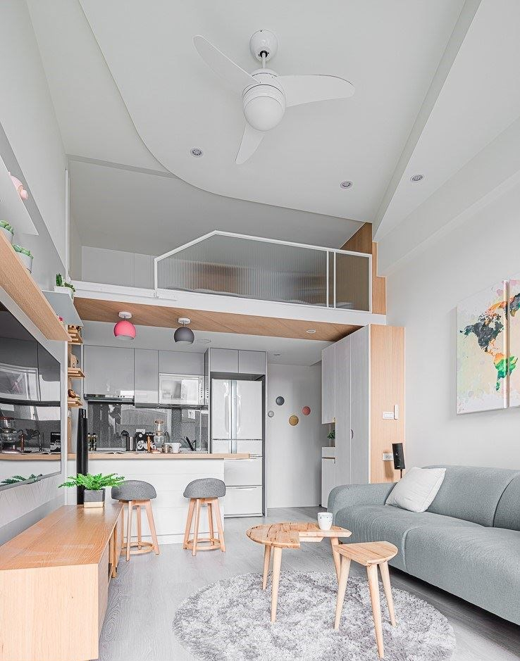 上海loft装修案例丨甜蜜北欧风公寓用岁月静好迎接小家伙